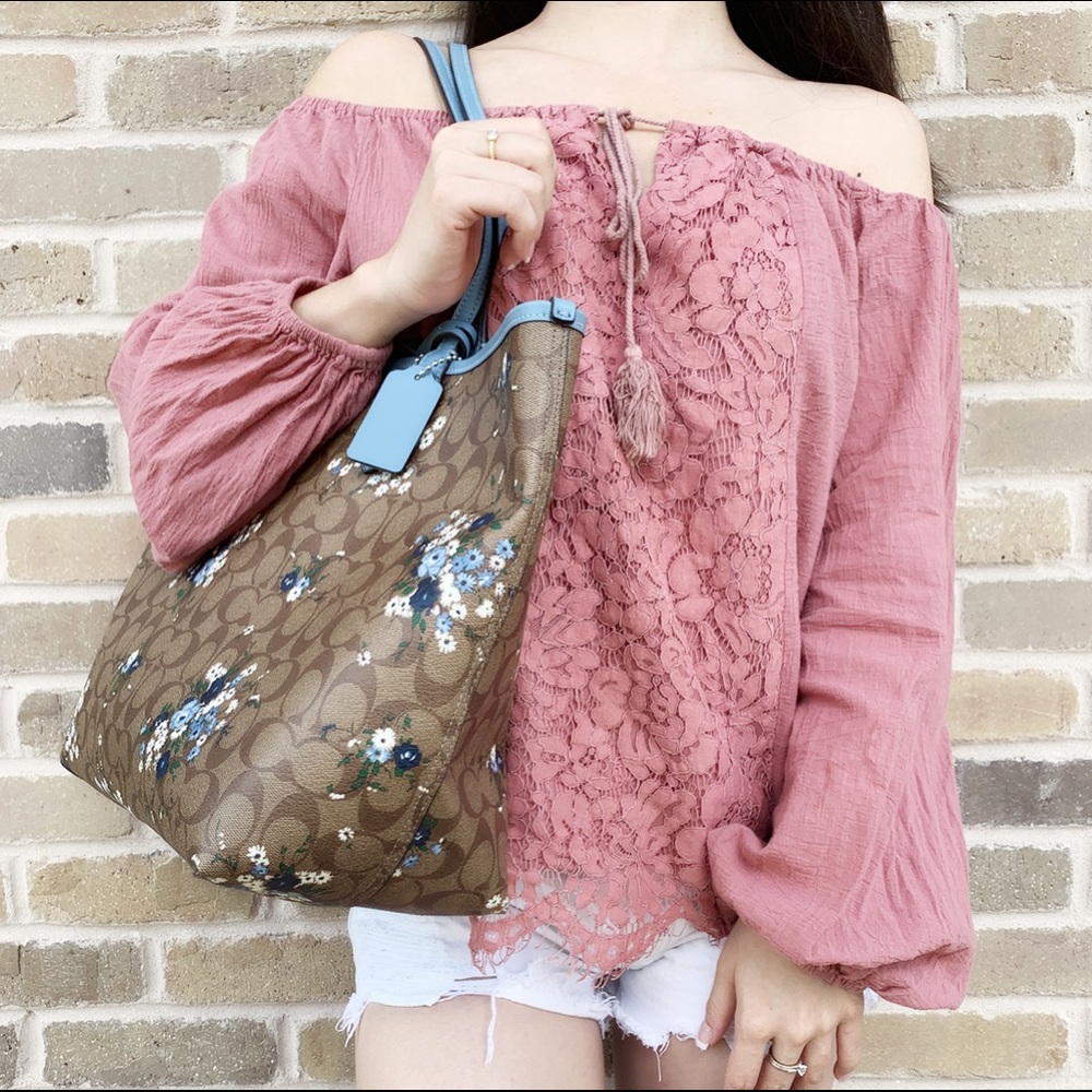 Coach 2 in 1 large floral tote - Picture 3 of 4